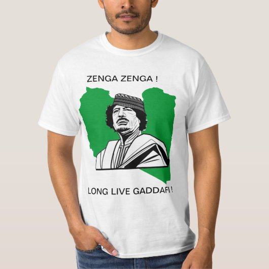 Muammer Gaddafi T-shirt (Voorkant)