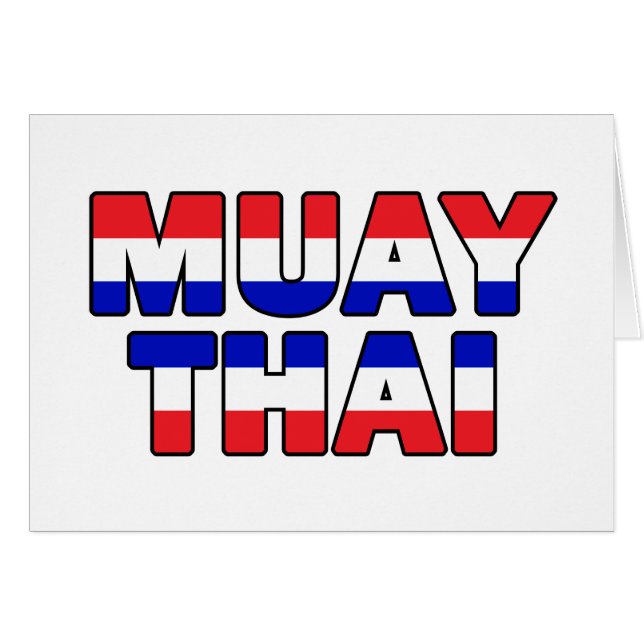Muay Thai (Voorkant Horizontaal)