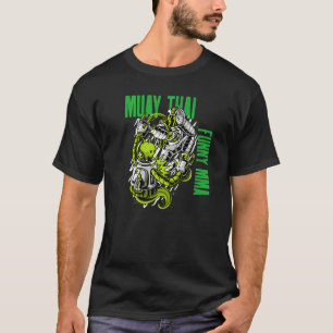 Muay Thai Alien Astronaut Fight, Mma, Kickboxing T-shirt