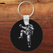 Muay Thai Astronaut Kickboksen Sleutelhanger (Voorkant)