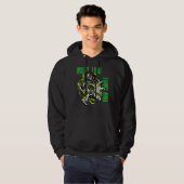 Muay Thai Astronaut Monkey, Space, Mma, Fighting Hoodie (Voorkant volledig)