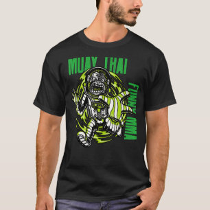 Muay Thai Astronaut Monkey, Space, Mma, Fighting T-shirt