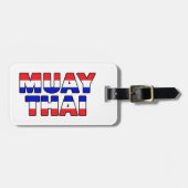 Muay Thai Bagagelabel (Voorkant horizontaal)