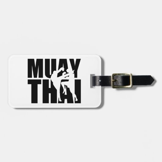 Muay Thai Bagagelabel (Voorkant horizontaal)
