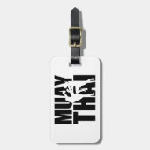 Muay Thai Bagagelabel (Voorkant verticaal)