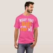 Muay Thai Beast Funny Fan Coach Idee T-shirt (Voorkant volledig)