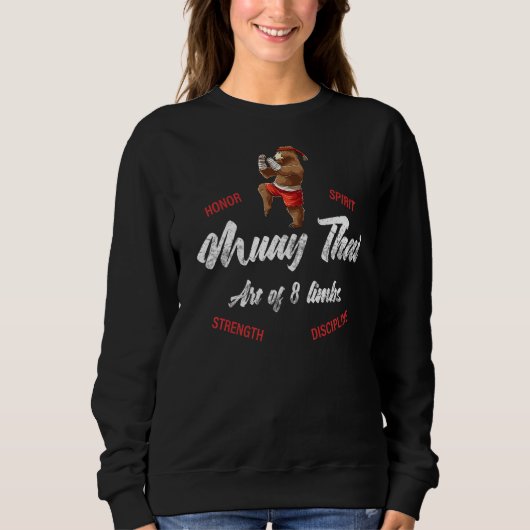 Muay Thai Beer Thai Boxing Trui (Voorkant)