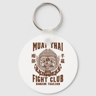 Muay Thai Boksen Lover Boksen Bokser Muay Thai Vec Sleutelhanger