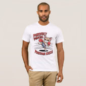 Muay Thai Boksen Schattigee Anime Cat T-shirt (Voorkant volledig)