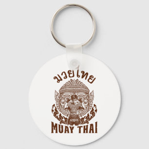 Muay Thai-bokser Boksliefhebber Thai-boksen Thaila Sleutelhanger