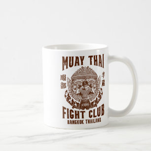 Muay Thai-boksliefhebber Boksen Boxer Muay Thai-ve Koffiemok
