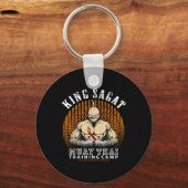 Muay Thai Bokstraining Gym - Sagat Training Cam Sleutelhanger (Voorkant)