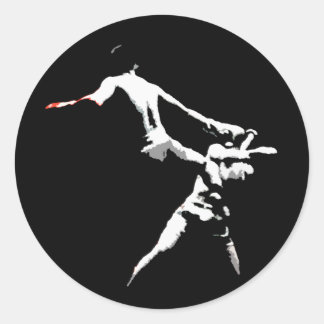 Muay Thai Boxing Action Ronde Sticker