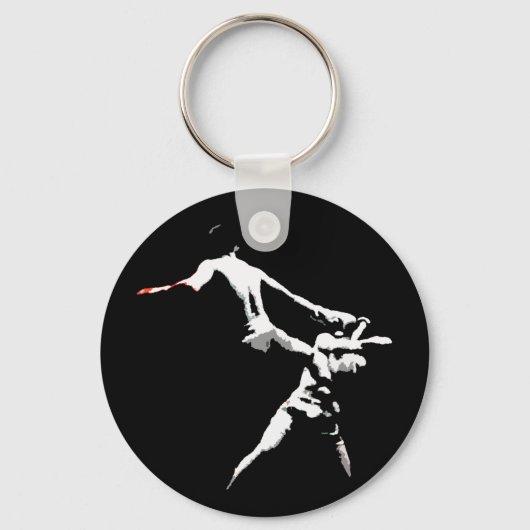 Muay Thai Boxing Action Sleutelhanger (Voorkant)