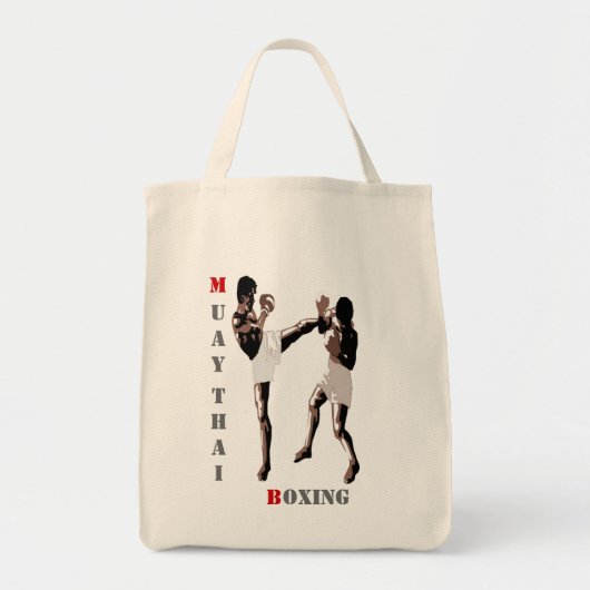 Muay Thai Boxing Bag Tote Bag (Voorkant)