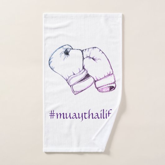 Muay Thai Boxing Ghandschoenen Handdoek (Handdoek)
