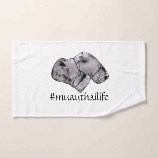 Muay Thai Boxing Ghandschoenen Handdoek (Handdoek)