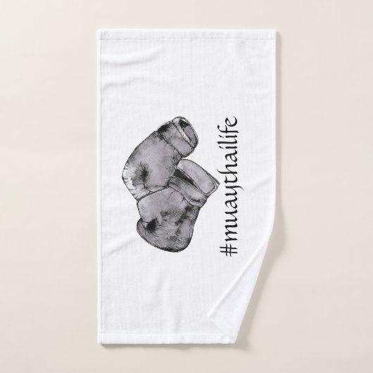 Muay Thai Boxing Ghandschoenen Handdoek (Handdoek)