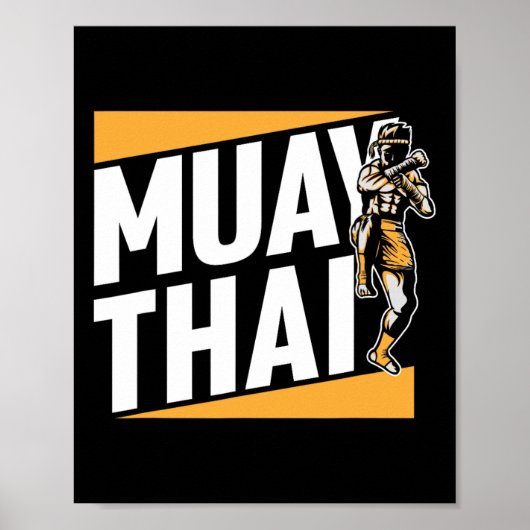 Muay Thai Boxing Hob Poster (Voorkant)