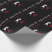 Muay Thai Boxing Martial Arts Cadeaupapier (Hoek)