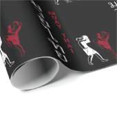 Muay Thai Boxing Martial Arts Cadeaupapier (Rol Hoek)