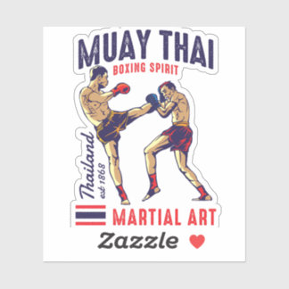 Muay Thai Boxing Spirit Sticker