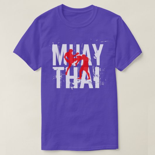 Muay Thai Boxing Thaiboxing Fighter T-shirt (Design voorkant)