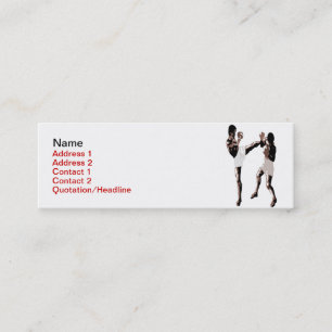 Muay Thai Boxing Visitekaartje