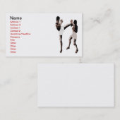 Muay Thai Boxing Visitekaartje (Voorkant / Achterkant)