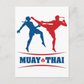 Muay Thai Briefkaart (Voorkant)
