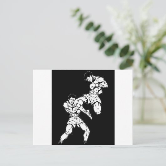 Muay Thai Briefkaart (Staand voorkant)