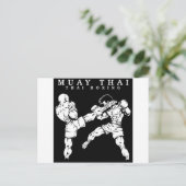 muay thai briefkaart (Staand voorkant)