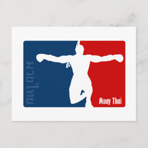 Muay Thai Briefkaart