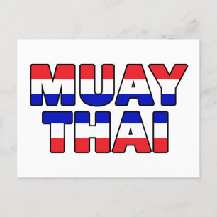 Muay Thai Briefkaart
