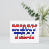 Muay Thai Briefkaart (Staand voorkant)