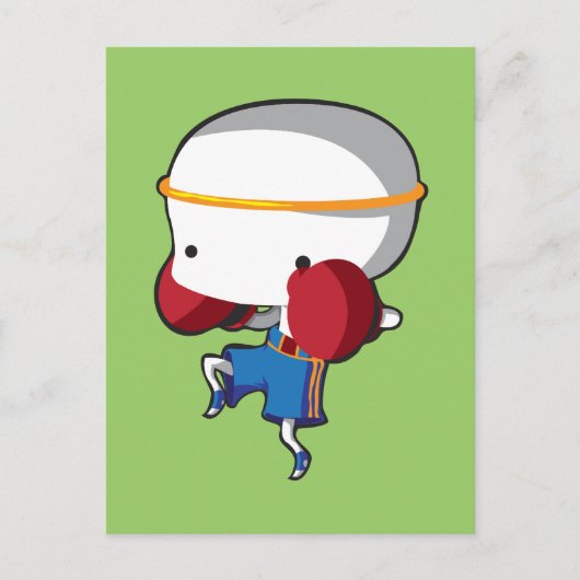 Muay Thai Briefkaart (Voorkant)