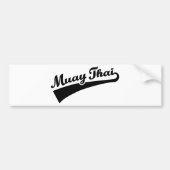 Muay Thai Bumpersticker (Voorkant)