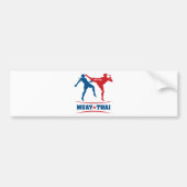 Muay Thai Bumpersticker (Voorkant)