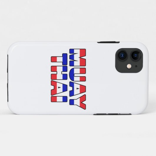 Muay Thai Case-Mate iPhone Case (Achterkant (horizontaal))