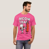Muay Thai Cat Meow Thai Boksen voor Jeugd Muay T-shirt (Voorkant volledig)