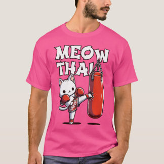 Muay Thai Cat Meow Thai Boksen voor Jeugd Muay T-shirt