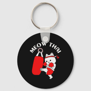 Muay Thai Cat Meow Thai Sleutelhanger