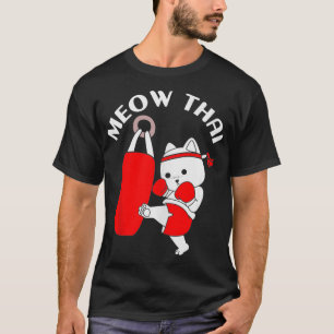 Muay Thai Cat Meow Thai T-shirt