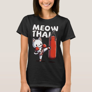 Muay Thai Cat Meow Thai T-shirt