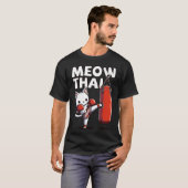Muay Thai Cat Meow Thai T-shirt (Voorkant volledig)