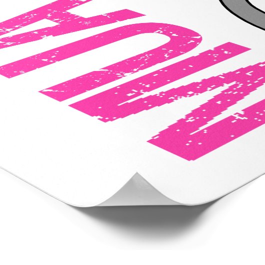 Muay Thai Chick Poster (Hoek)