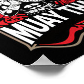 Muay Thai - Cool Thai Boxing Fighter Poster (Hoek)