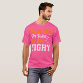 Muay Thai De dans van het gevecht Muay Thai T-shirt (Voorkant volledig)