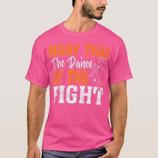 Muay Thai De dans van het gevecht Muay Thai T-shirt (Voorkant)