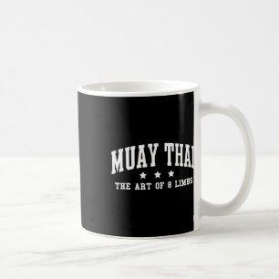 Muay Thai De Kunst Van 8 Ledematen Muay Thai Kickb Koffiemok